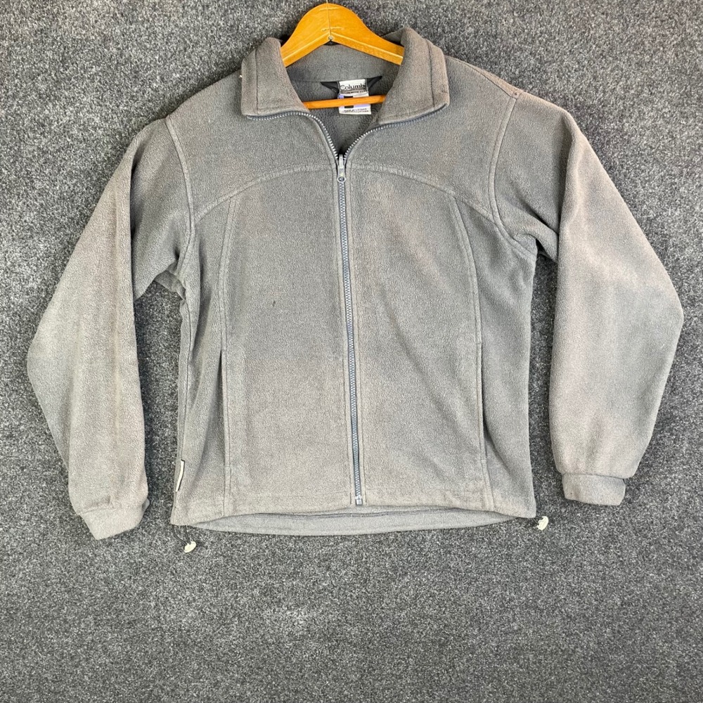 Columbia Core Interchange Full Zip Fleece Jacket Women's Medium Gray